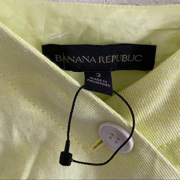 Banana Republic Linen Cotton mini button dress 2 - Picture 3 of 5